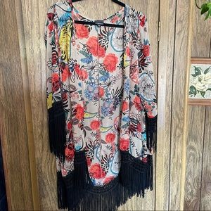 Torrid Fringe Kimono